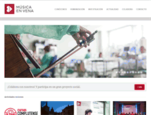 Tablet Screenshot of musicaenvena.com
